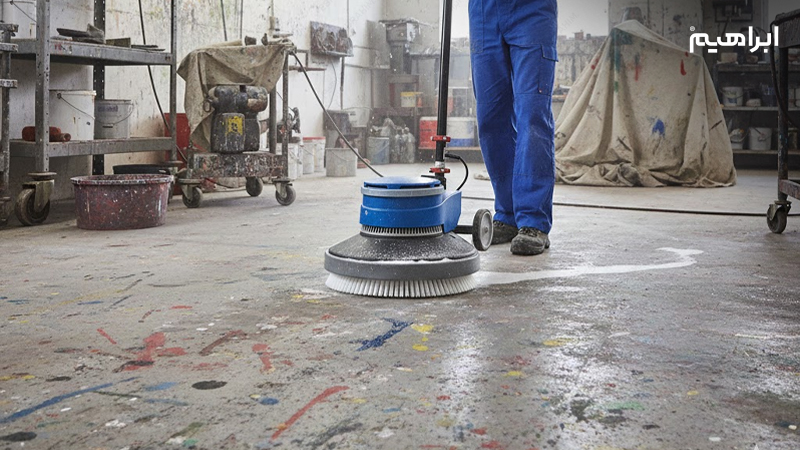 چک لیست نظافت کارگاه‌ رنگ 