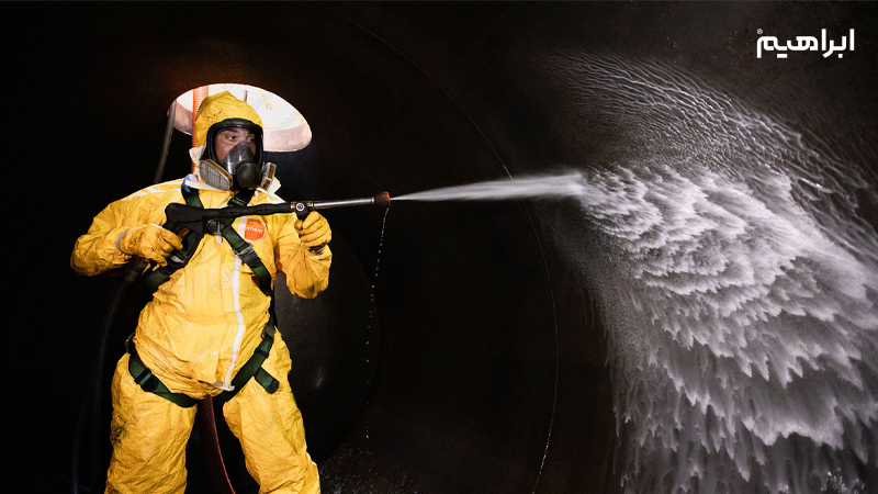 واتر سندبلاست در لایروبی مخازن نفتی