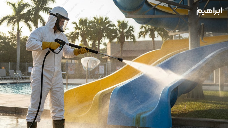 شست و شوی پارک آبی