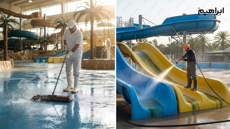 شستشوی پارک آبی