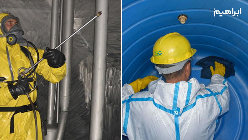 نظافت و شست و شوی مخازن