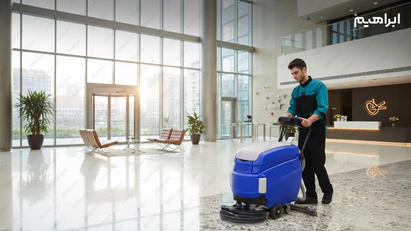 نظافت داخل برج