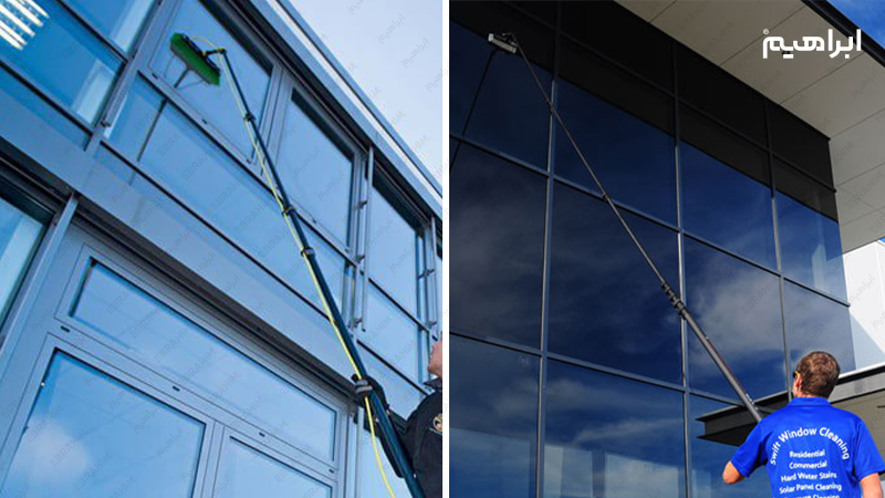 نماشوی صنعتی در نظافت برج