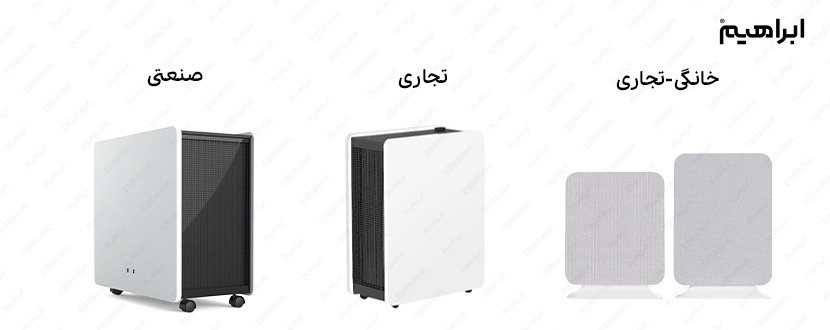 انواع دستگاه تصفیه هوا