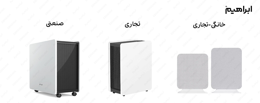انواع دستگاه تصفیه هوا