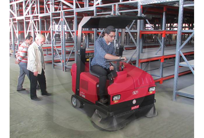Cleaning of Factories and Warehouses with the Ride on Sweeper
