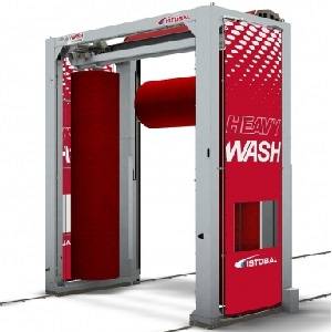 car wash machine  - Automatic rollover carwash - heavy wash progress - Heavy Wash Progress