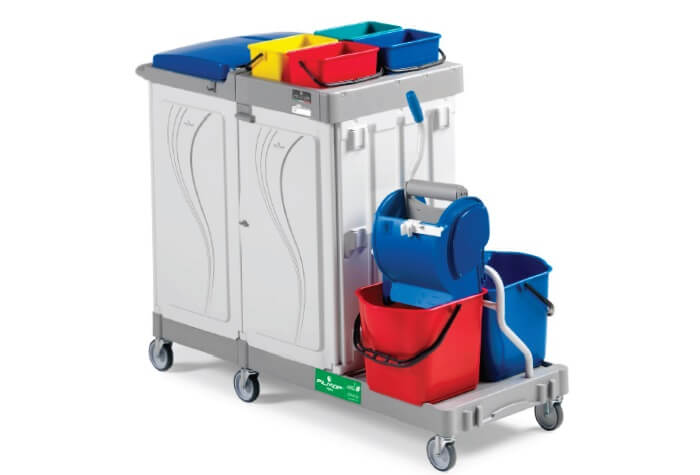 MULTIPURPOSE TROLLEY ALPHA 8104 for general cleaning
