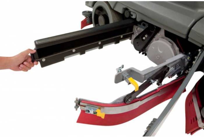 How to open the rubber t12 industrial floor washer t12