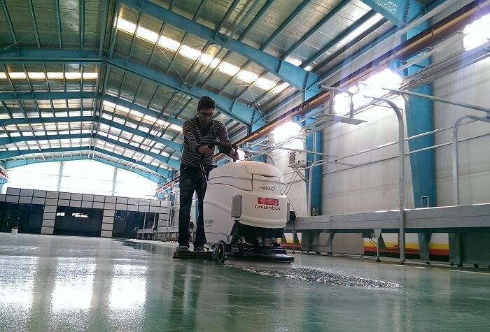 industrial floor scrubber no bac